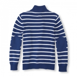 Sveter HALF ZIP STRIPED