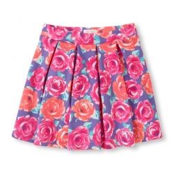 Pleated skirt FLORAL PLACE 1989 USA 